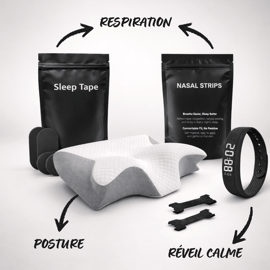 Système sommeil complet pour améliorer respiration posture et réveil