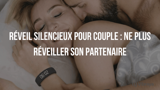 Réveil silencieux pour couple avec bracelet par vibration sans bruit