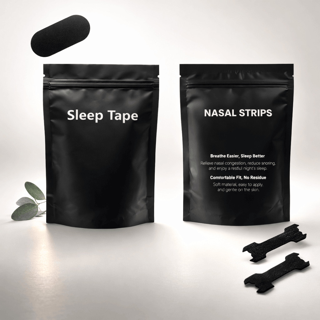 bande nasale et mouth tape pour améliorer la respiration pendant le sommeil